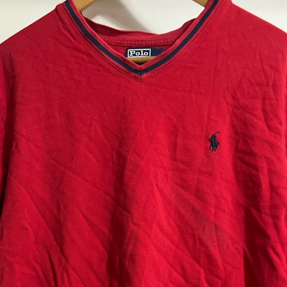 Ralph Lauren Red Short Sleeve Tee - Picture 2 of 6